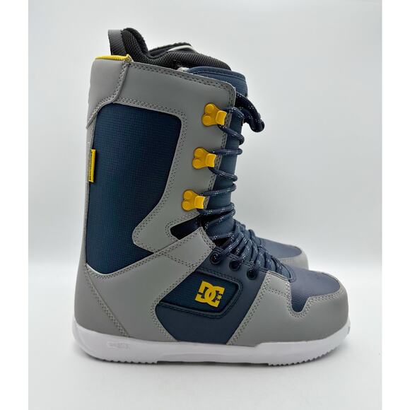 DC Mens Phase Lace Snowboard Boots US 7M EU 39 Navy Grey NIB - Picture 4 of 13